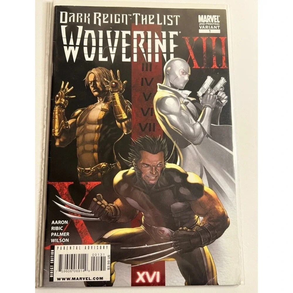 Dark Reign The List Wolverine #1 2nd Printing Choi Variant Marvel Comics 2009